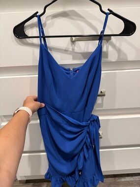 Lilly Pulitzer Royal Blue Dress with Hot Pink Label